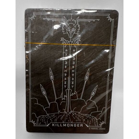 Black Panther‎ Game Cards Front of Cards say Killmonger New - Picture 2 of 3